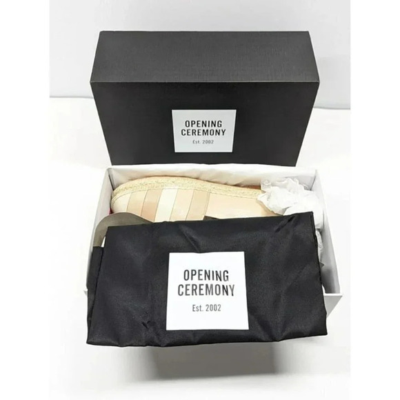 Opening Ceremony Women's Ariahna Color Block Espadrille Flats Size 39 MSRP $295 - Picture 11 of 12